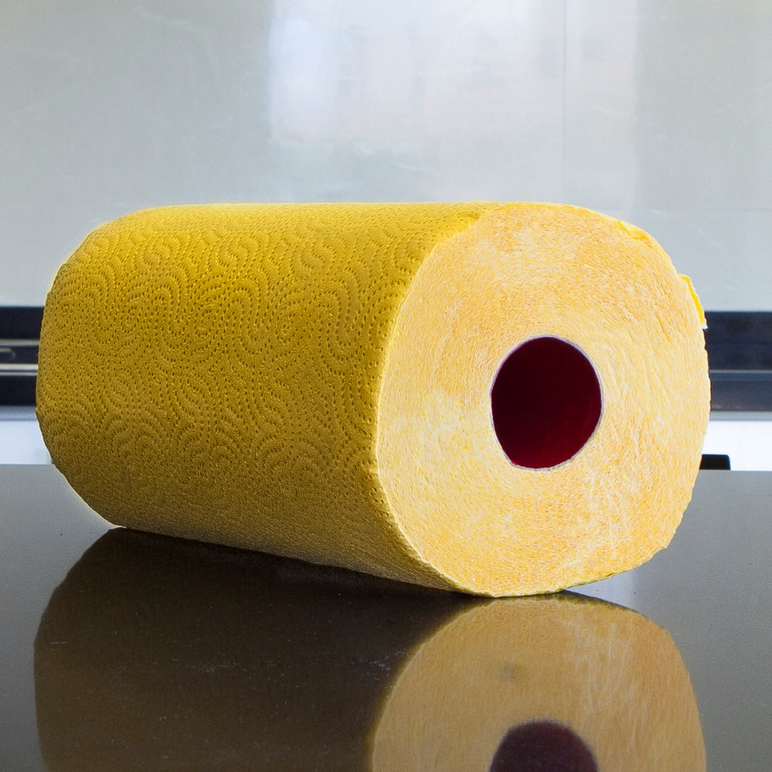 RENOVA RED LABEL KITCHEN TOWEL JUMBO ROLL YELLOW