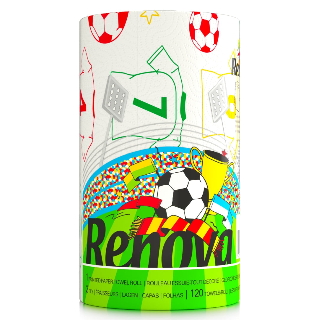 RENOVA DESIGN KITCHEN TOWEL JUMBO ROLL FOOTCUP EDITION