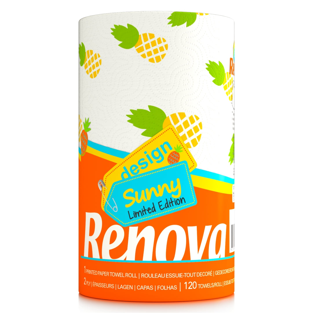RENOVA DESIGN KITCHEN TOWEL JUMBO ROLL SUNNY EDITION