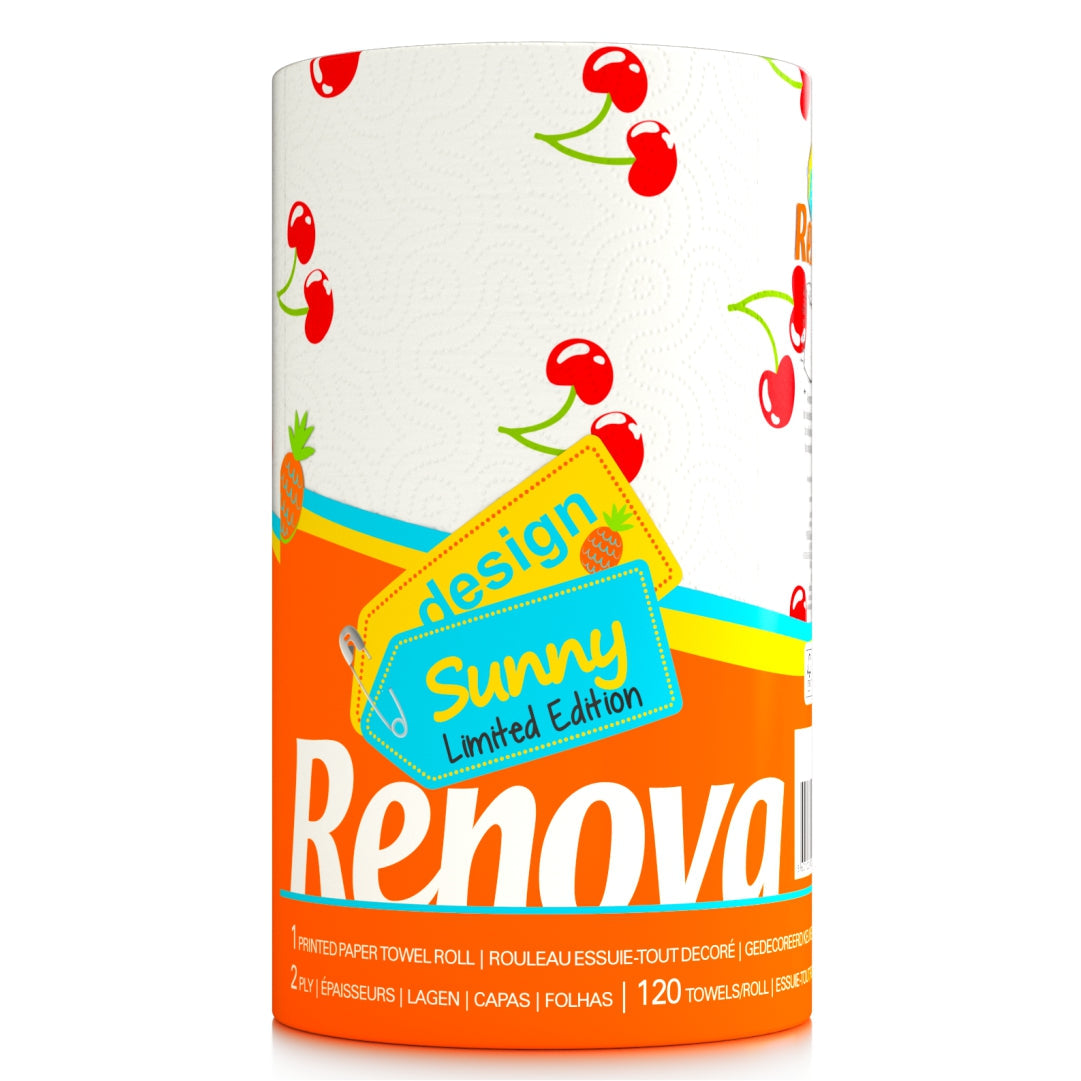 RENOVA DESIGN KITCHEN TOWEL JUMBO ROLL SUNNY EDITION