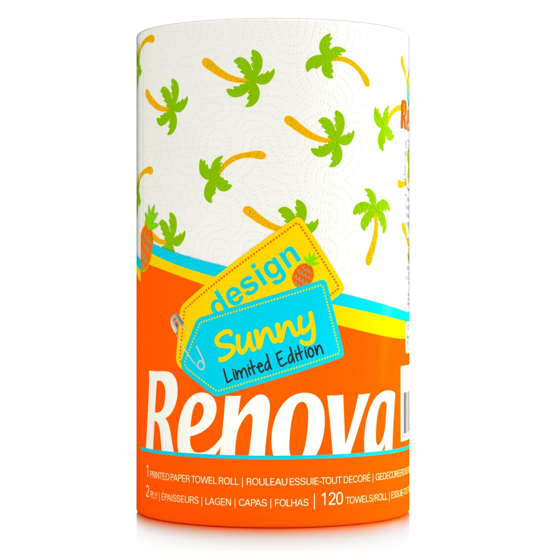 RENOVA DESIGN KITCHEN TOWEL JUMBO ROLL SUNNY EDITION