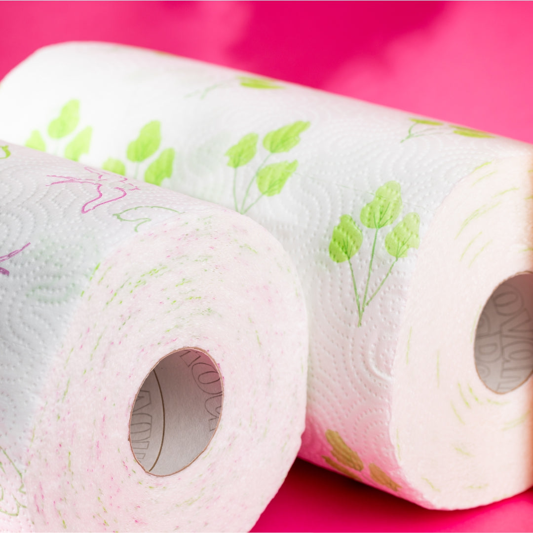 RENOVA DESIGN KITCHEN TOWEL JUMBO ROLL BLOSSOM EDITION