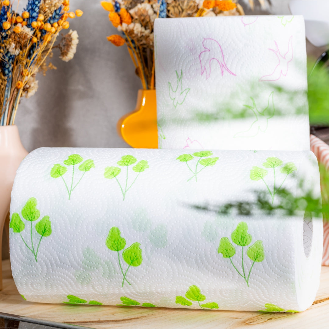 RENOVA DESIGN KITCHEN TOWEL JUMBO ROLL BLOSSOM EDITION
