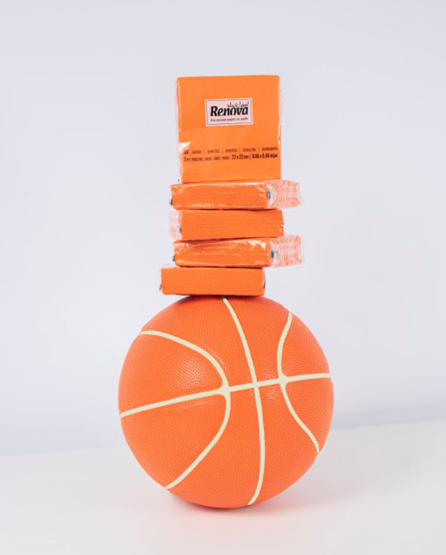 RENOVA COCKTAIL NAPKINS ORANGE