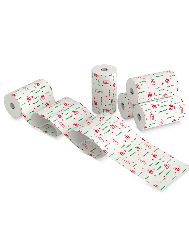 RENOVA DESIGN KITCHEN TOWEL JUMBO ROLL XMAS EDITION