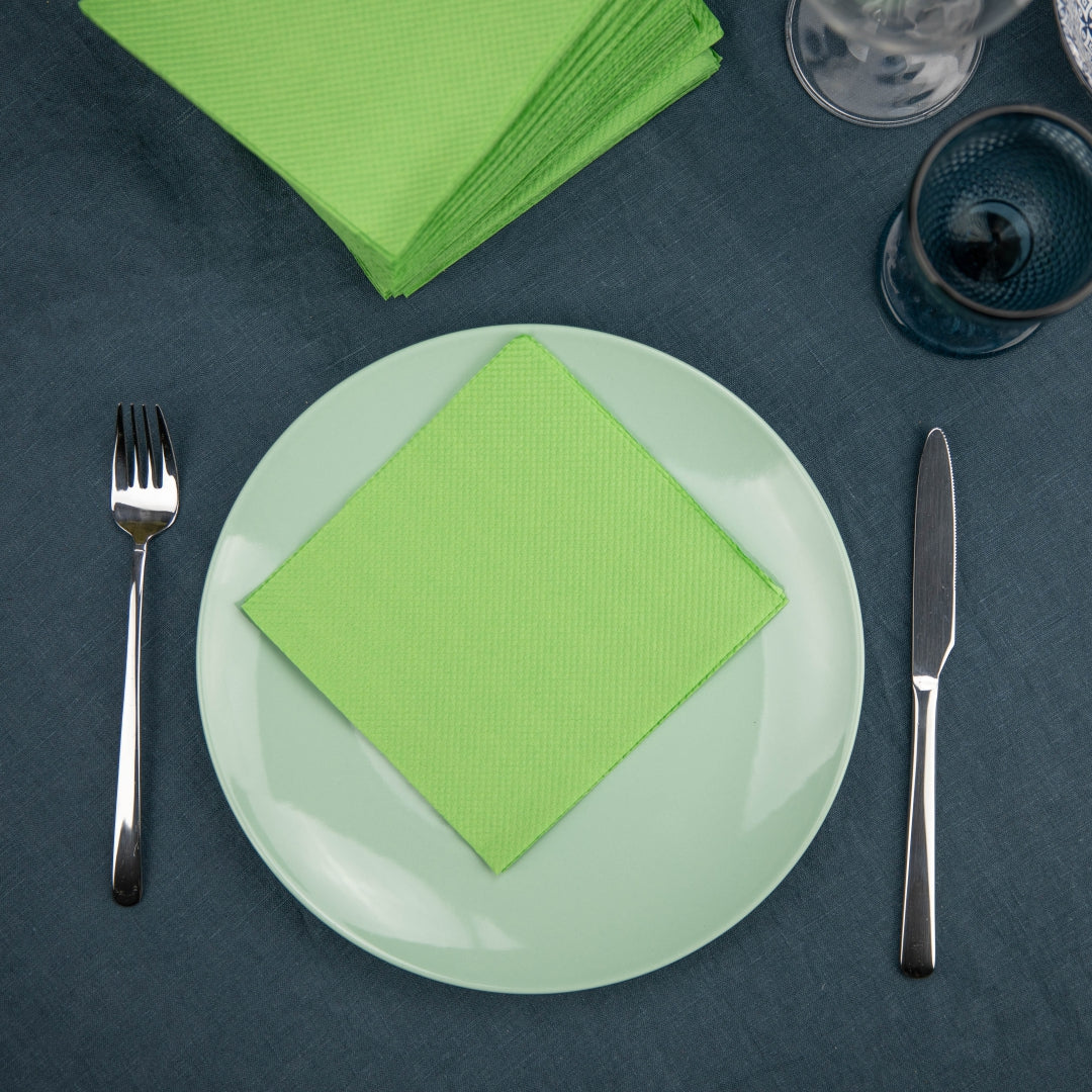 RENOVA RED LABEL NAPKINS GREEN