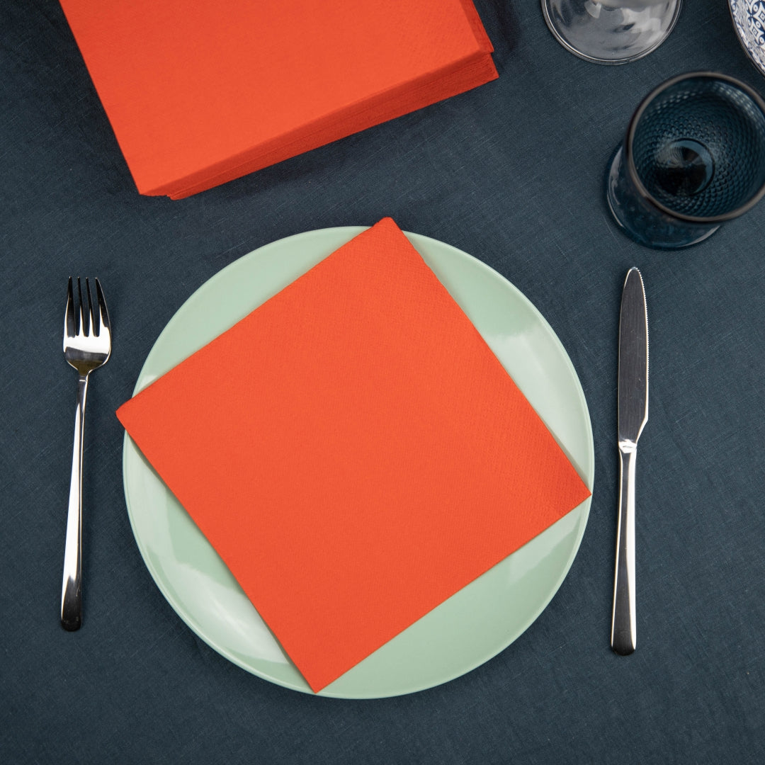 RENOVA RED LABEL NAPKINS RED