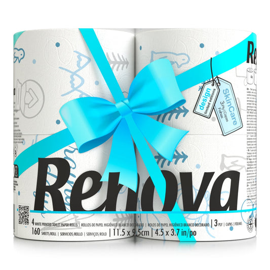 RENOVA TOILET PAPER DESIGN 4 ROLL - WINTER EDITION