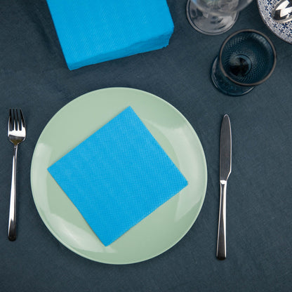 RENOVA RED LABEL NAPKINS BLUE