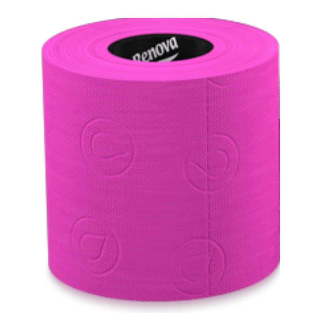 RENOVA RED LABEL TOILET PAPER 6 ROLLS - FUSCIA (3PLY)