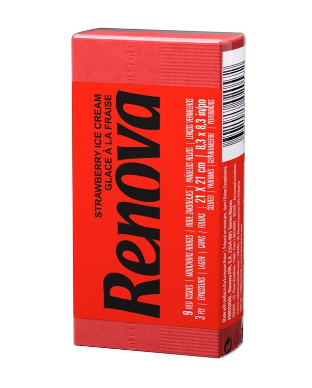 RENOVA RED LABEL POCKET TISSUE RED