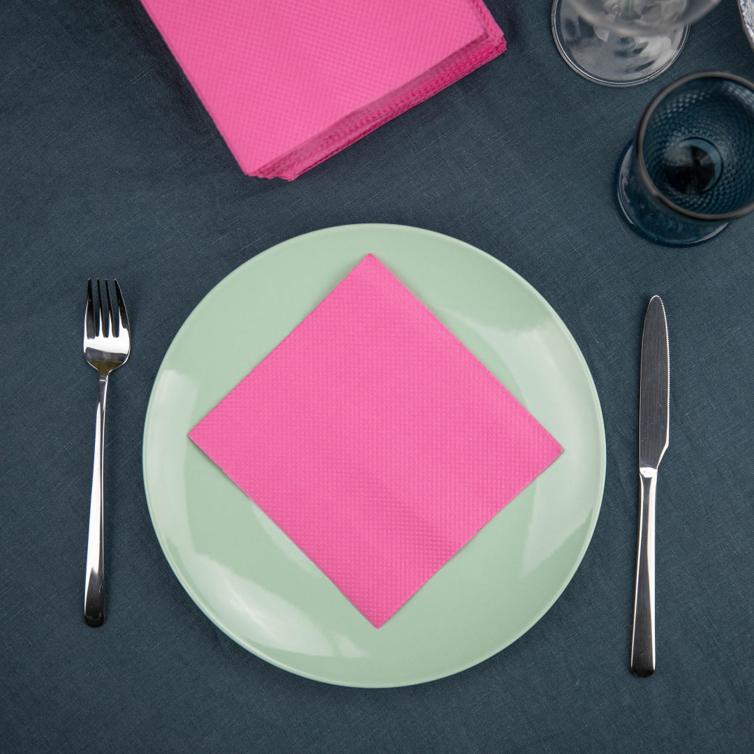 RENOVA RED LABEL NAPKINS FUSCIA