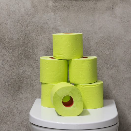 RENOVA RED LABEL TOILET PAPER 6 ROLLS - GREEN (3PLY)