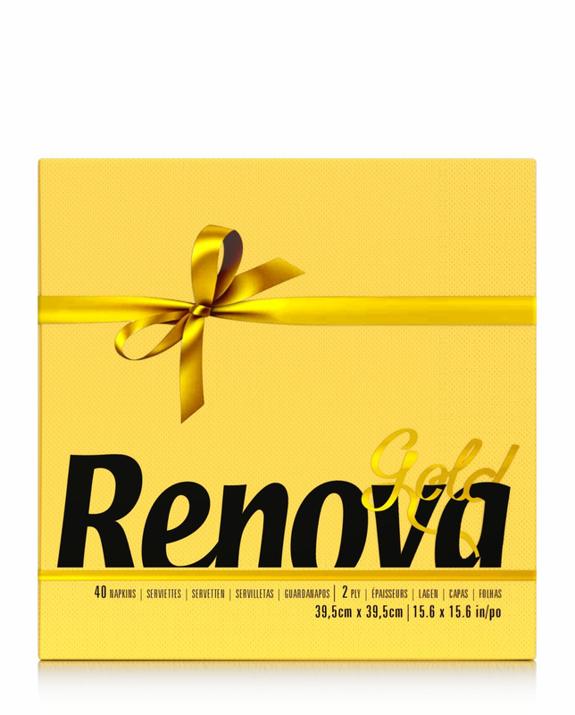 RENOVA GOLD LABEL TABLE NAPKINS YELLOW