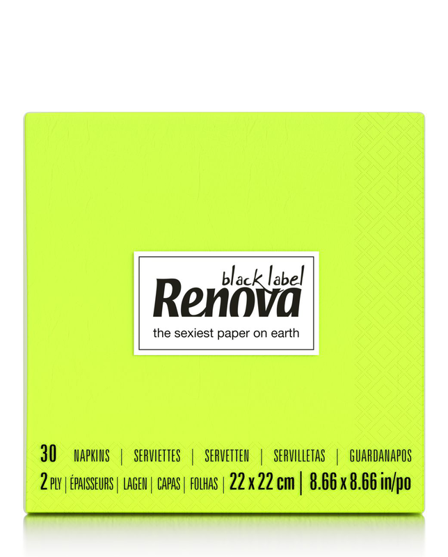 RENOVA COCKTAIL NAPKINS GREEN