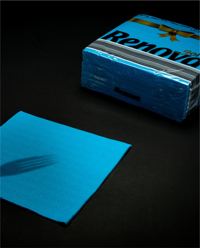 RENOVA GOLD LABEL TABLE NAPKINS LIGHT BLUE