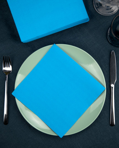 RENOVA GOLD LABEL TABLE NAPKINS LIGHT BLUE