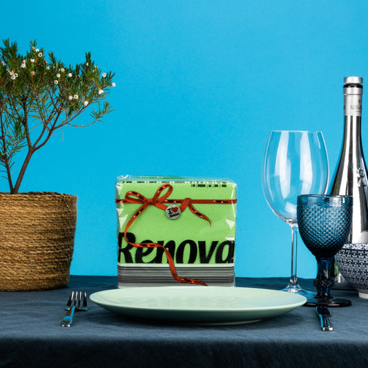 RENOVA RED LABEL NAPKINS GREEN