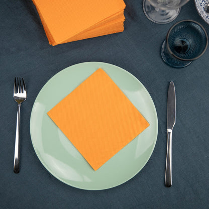 RENOVA GOLD LABEL TABLE NAPKINS ORANGE