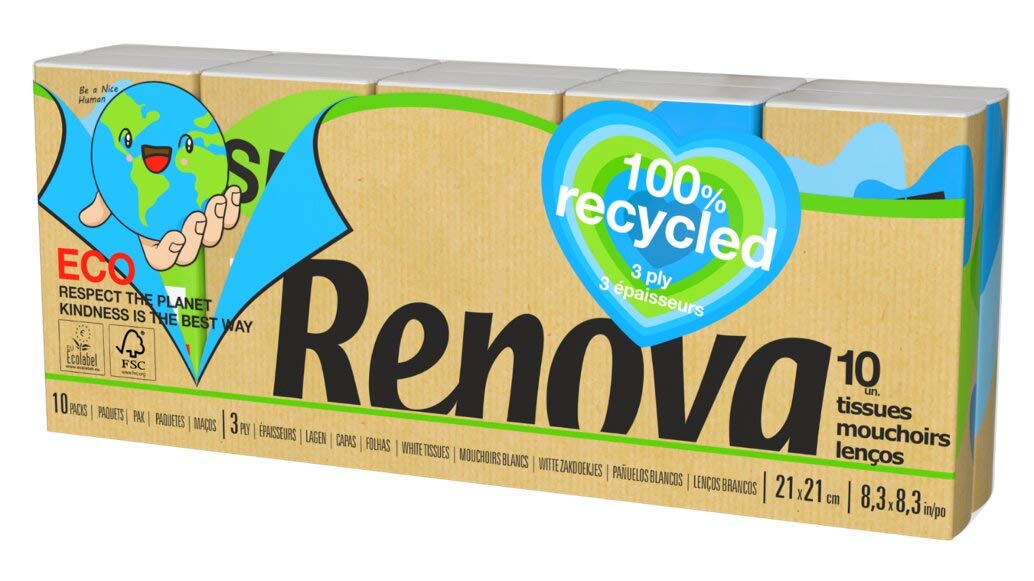 RENOVA GREEN DO BEM POCKET TISSUE (3PLY)