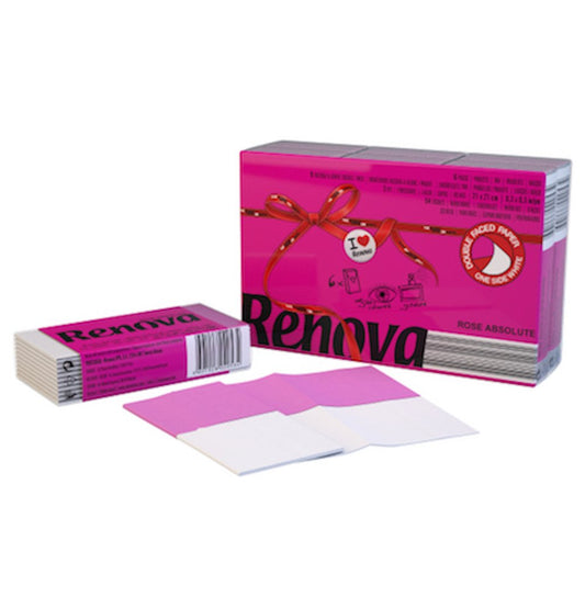 RENOVA RED LABEL POCKET TISSUE FUSCIA