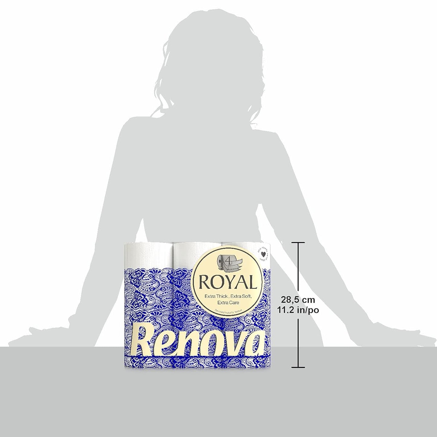 RENOVA TOILET PAPER ROYAL 9 ROLLS (4PLY)