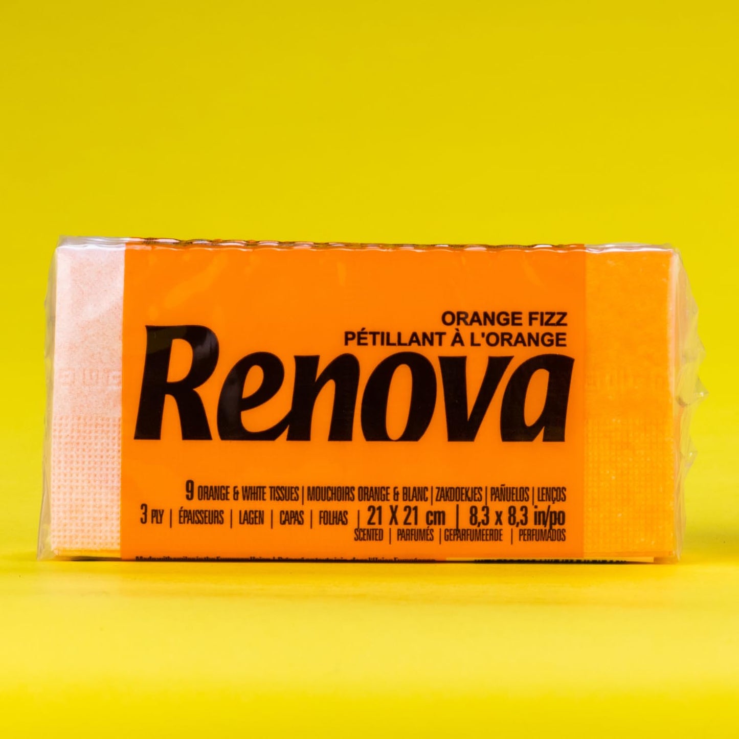 RENOVA RED LABEL POCKET TISSUE ORANGE