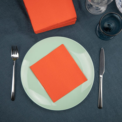 RENOVA RED LABEL NAPKINS ORANGE