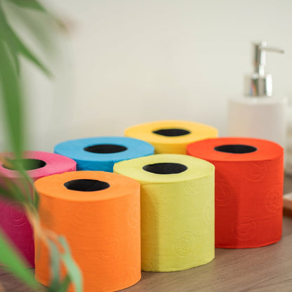 RENOVA RED LABEL TOILET PAPER 6 ROLLS - ORANGE (3PLY)