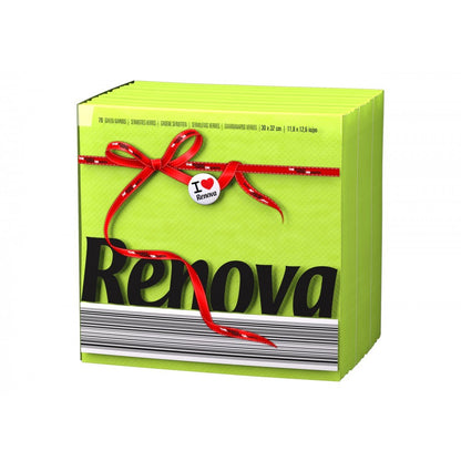 RENOVA RED LABEL NAPKINS GREEN