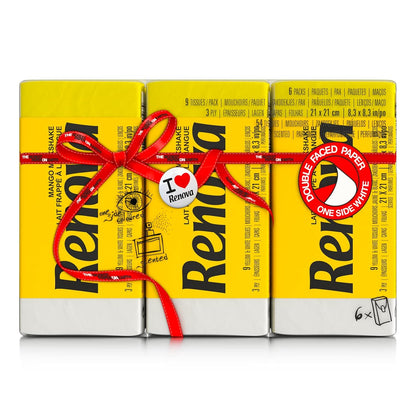 RENOVA RED LABEL POCKET TISSUE YELLOW