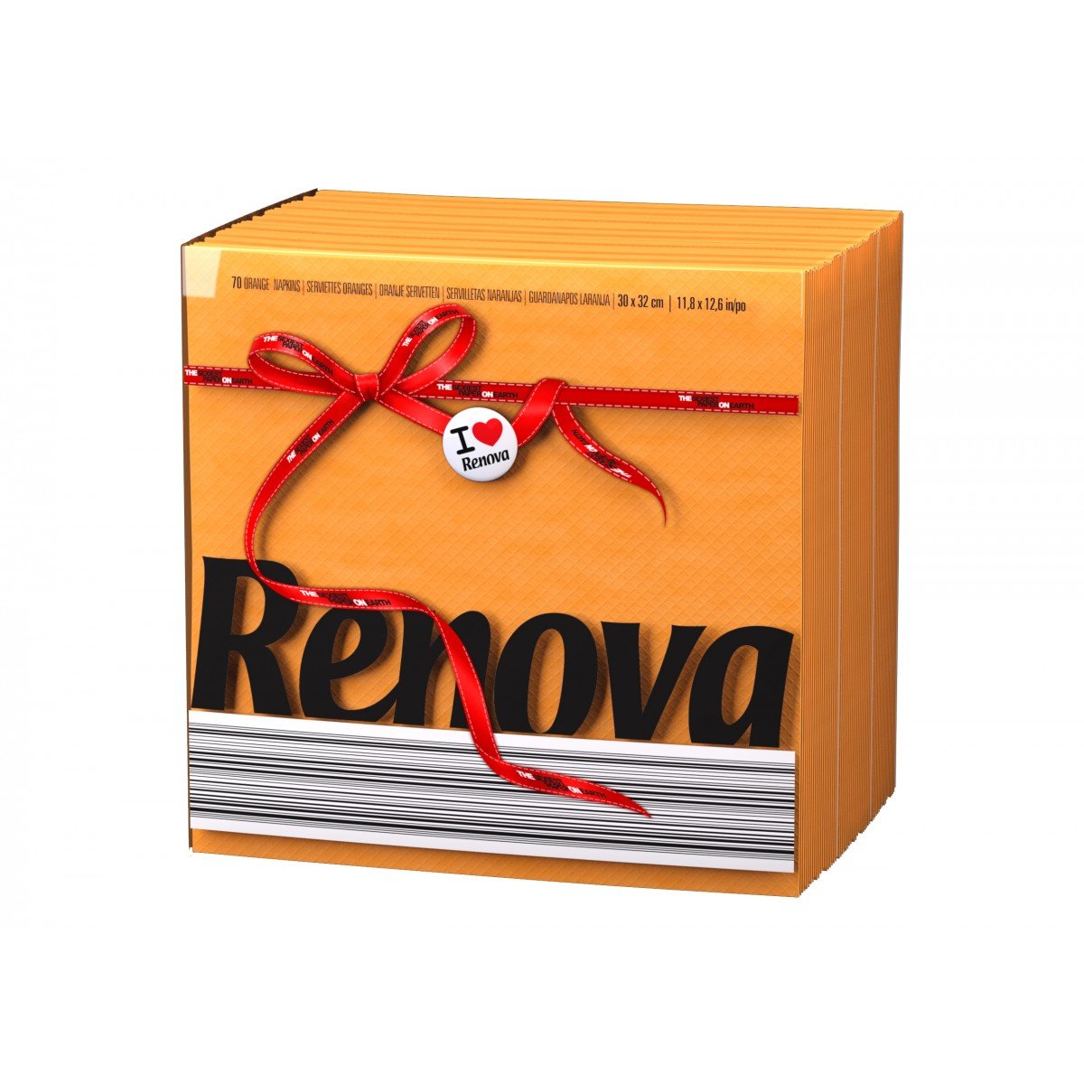 RENOVA RED LABEL NAPKINS ORANGE