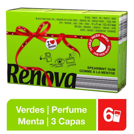 RENOVA RED LABEL POCKET TISSUE GREEN