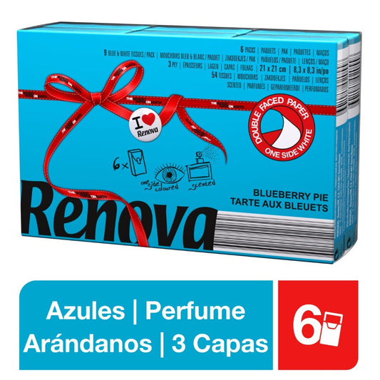 RENOVA RED LABEL POCKET TISSUE BLUE