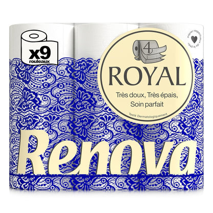 RENOVA TOILET PAPER ROYAL 9 ROLLS (4PLY)