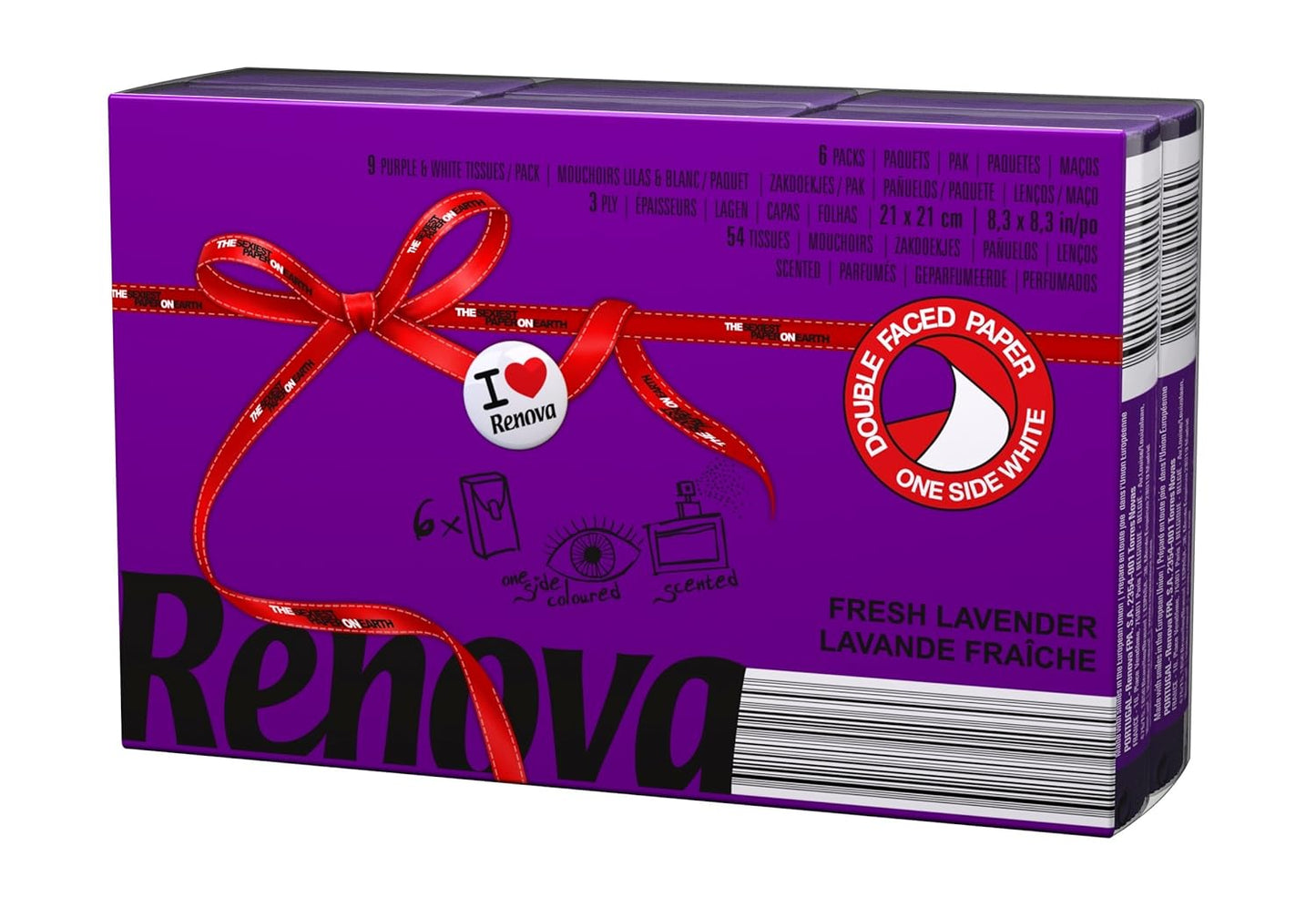 RENOVA RED LABEL POCKET TISSUE PURPLE